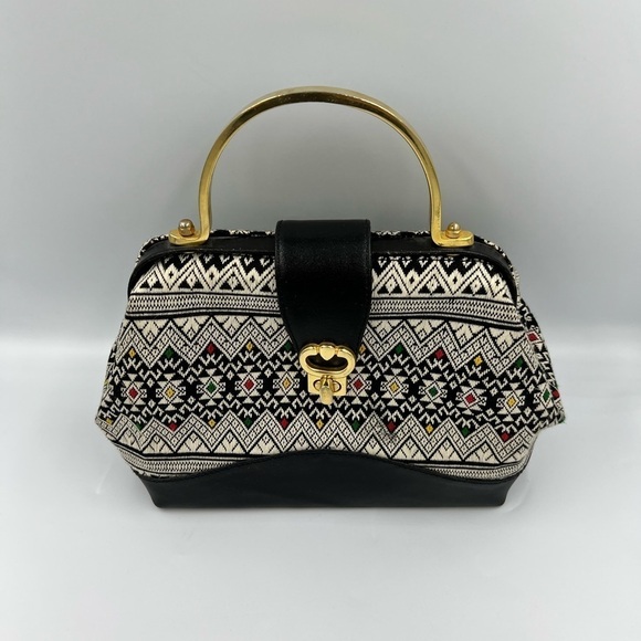 VINTAGE Boho Aztec Handbag - Picture 6 of 14